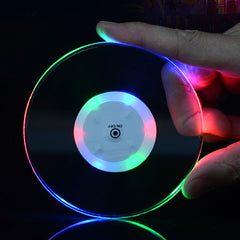 Cocktail coasters, bar cocktails, sparkling and colorful coasters
