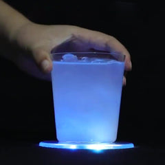 Cocktail coasters, bar cocktails, sparkling and colorful coasters