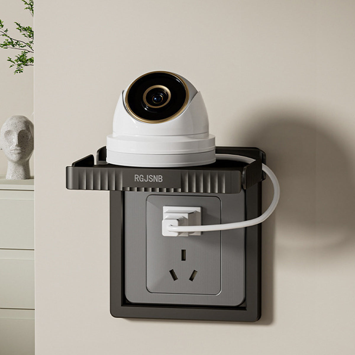 Non perforated socket storage rack